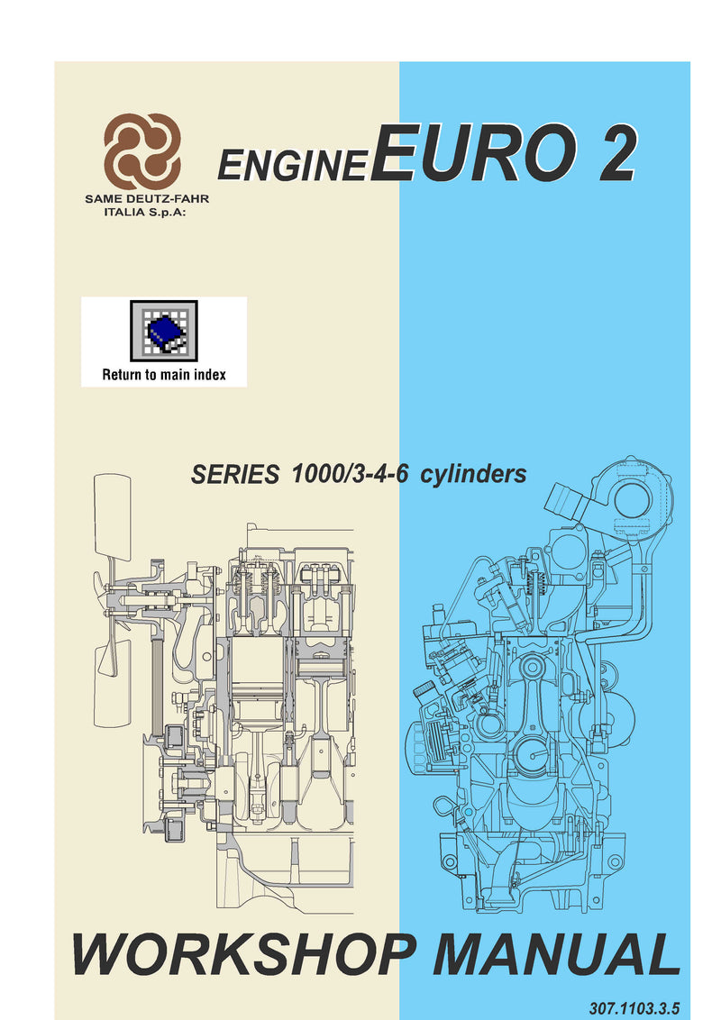 AGCO 1000 Series Engine 3-4-6 Cylinder, TIER II Workshop Service Manual - PDF Download