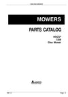 AGCO 1359 Disc Mower Parts Manual - PDF Download
