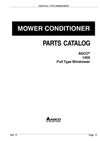 AGCO 1459 Pull Type Windrower Parts Manual -  PDF Download