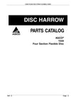 AGCO 1544 Four Section Flexible Disc Parts Manual - PDF Download