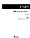 AGCO 1841 Rectangular Baler Service Manual - PDF Download