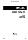 AGCO 2856 / 2856A Round Baler Parts Manual - PDF Download