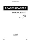 AGCO 5200 Draper Header Parts Manual - PDF Download