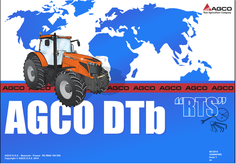 AGCO DT250B Tractor Tier 3 Repair Time Schedule - PDF Download