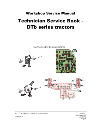 AGCO DT275B Tractor Tier 3 Technician Service Book - PDF Download