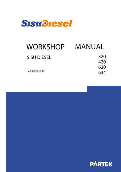 AGCO Sisudiesel 320 / 420 / 620 / 634 Engine Workshop Manual - PDF Download