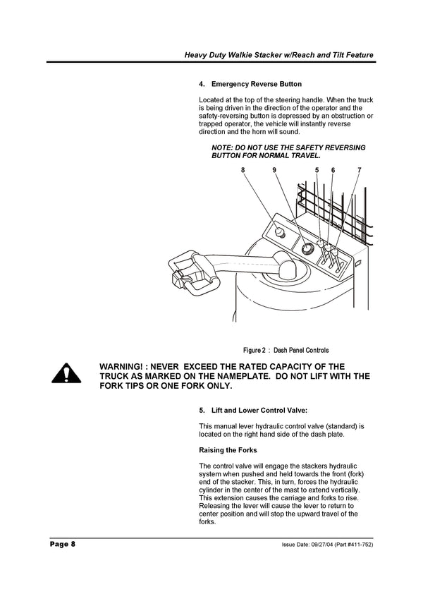 Clark BGNR Walkie Stacker Owners Manual - PDF Download