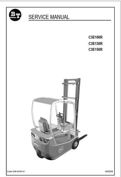 BT C3E100R C3E130R C3E150R Forklift Service Repair Manual - PDF Download
