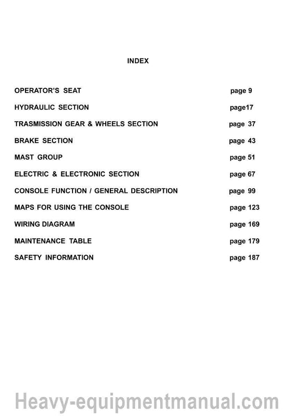 BT CBE Series 12T, 12F, 15T, 15F, 16T, 16F, 16TL, 16FL, 18T, 18F, 18TL, 18FL, 20T Forklift Service Manual PDF