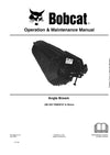Bobcat 48 Broom, Angle Operation And Maintenance Manual - PDF Download