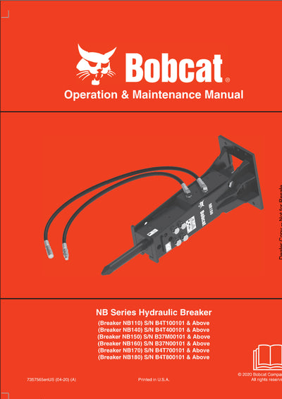 Bobcat Breaker-NB Series Operation And Maintenance Manual - PDF Download
