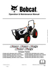Bobcat CT2025 CT2035 Compact Tractor Operation And Maintenance Manual 