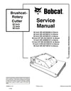 Bobcat 60 70 90 Inch Brushcat Rotary Cutter Service Repair Manual