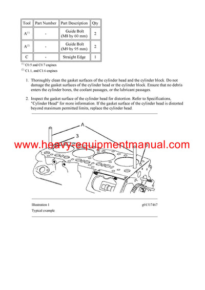 Download Caterpillar C0.7 INDUSTRIAL ENGINE Service Repair Manual C7H