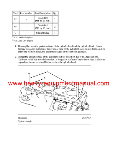 DOWNLOAD CATERPILLAR C0.7 INDUSTRIAL ENGINE SERVICE REPAIR MANUAL C7H