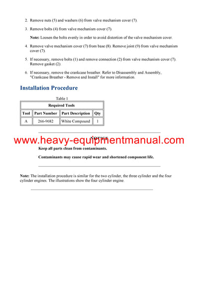 DOWNLOAD CATERPILLAR C1.1 INDUSTRIAL ENGINE SERVICE REPAIR MANUAL C7Y