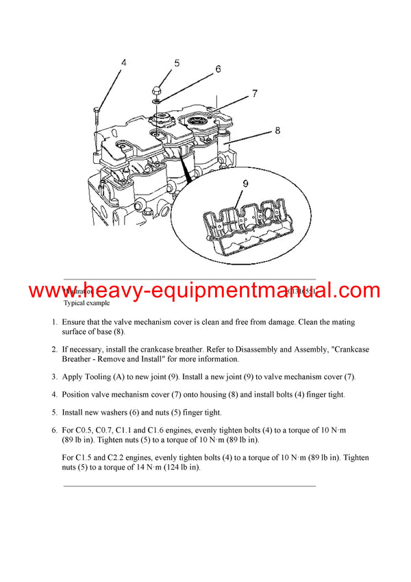 DOWNLOAD CATERPILLAR C1.1 INDUSTRIAL ENGINE SERVICE REPAIR MANUAL C7Y