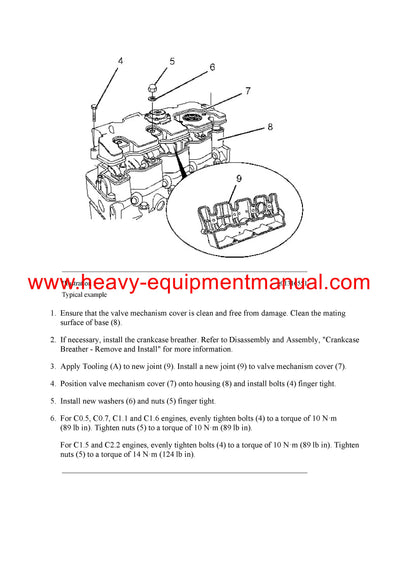 Download Caterpillar C1.1 INDUSTRIAL ENGINE Service Repair Manual C7Y