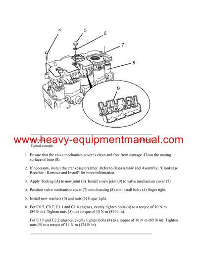 DOWNLOAD CATERPILLAR C1.1 INDUSTRIAL ENGINE SERVICE REPAIR MANUAL C7Y
