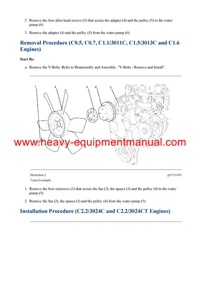 Download Caterpillar C1.5 INDUSTRIAL ENGINE Service Repair Manual C5N