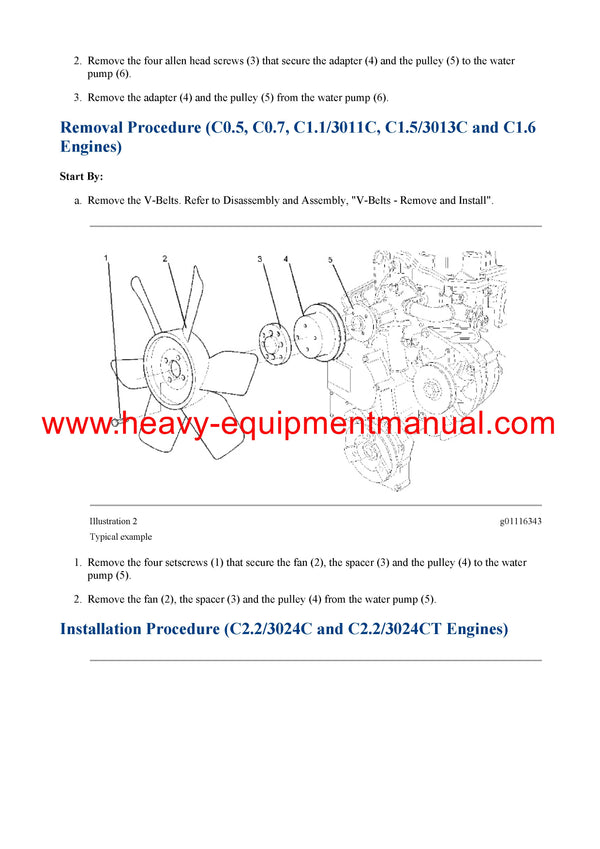 DOWNLOAD CATERPILLAR C1.5 INDUSTRIAL ENGINE SERVICE REPAIR MANUAL C5N