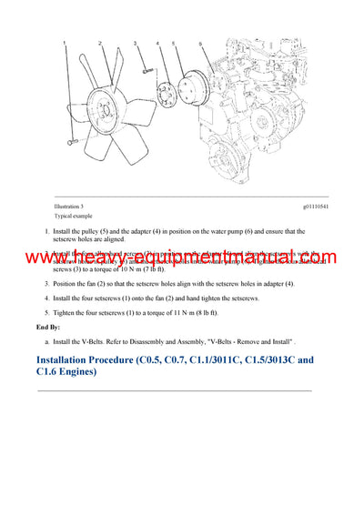 Download Caterpillar C1.5 INDUSTRIAL ENGINE Service Repair Manual C5N