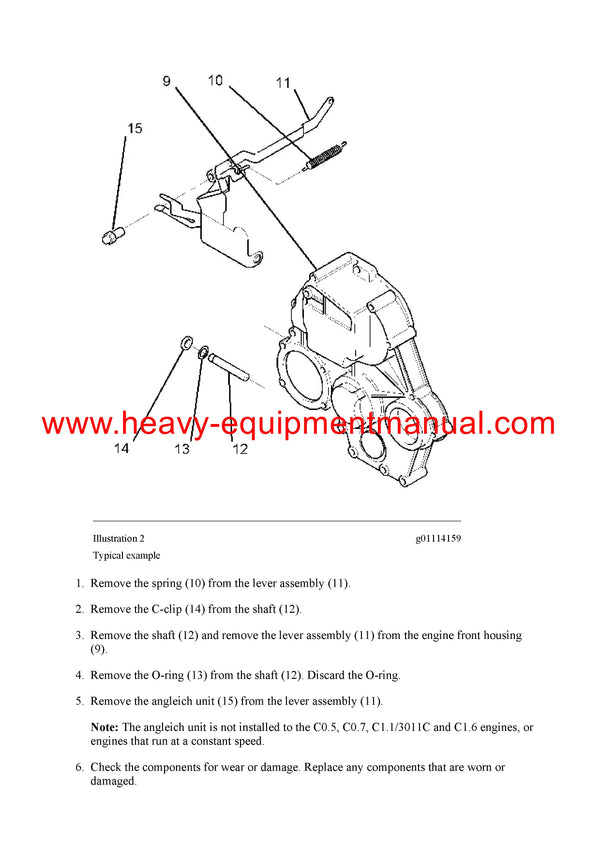 Download Caterpillar C1.5 INDUSTRIAL ENGINE Service Repair Manual G7N