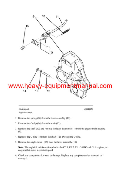 DOWNLOAD CATERPILLAR C1.5 INDUSTRIAL ENGINE SERVICE REPAIR MANUAL G7N