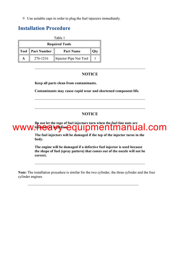 Download Caterpillar C1.6 INDUSTRIAL ENGINE Service Repair Manual C6K