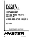 Hyster H800-1050C (C117) Forklift Parts Manual PDF Download