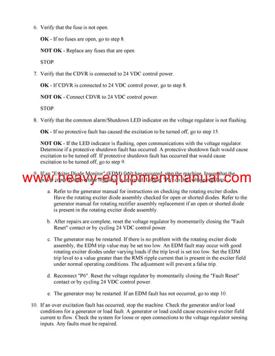 DOWNLOAD CATERPILLAR C15 GENERATOR SET SERVICE REPAIR MANUAL STG