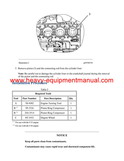 DOWNLOAD CATERPILLAR C15 GENERATOR SET SERVICE REPAIR MANUAL T4A