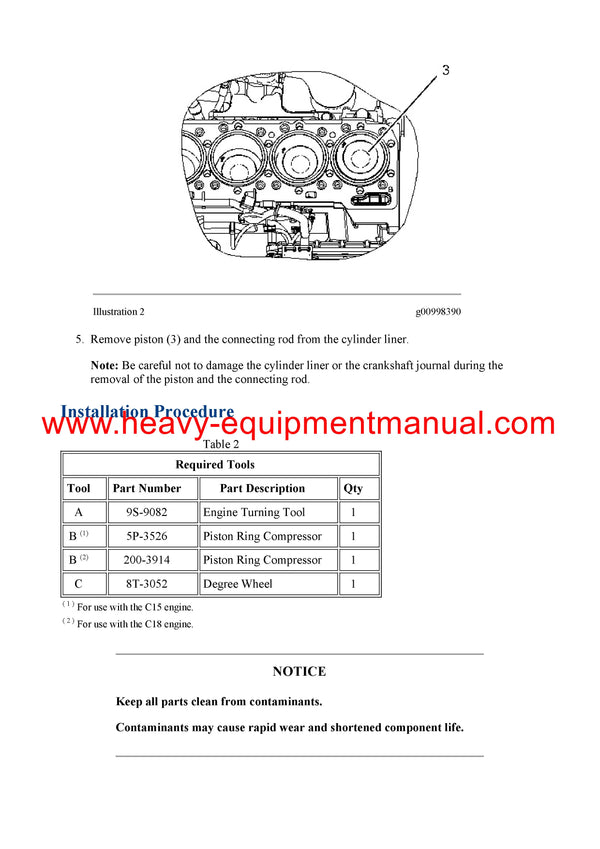 DOWNLOAD CATERPILLAR C15 PETROLEUM GEN SET SERVICE REPAIR MANUAL LWR