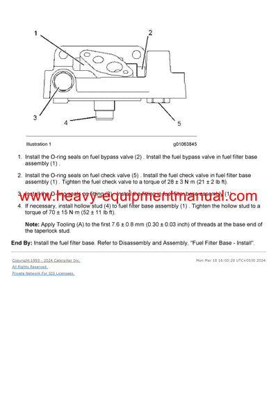 Caterpillar C15 MXS Truck Engine Full Complete Shop Service Manual