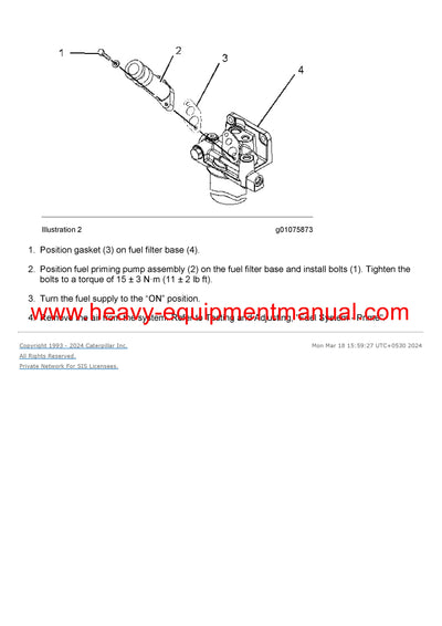 Caterpillar C15 MXS Truck Engine Full Complete Shop Service Manual