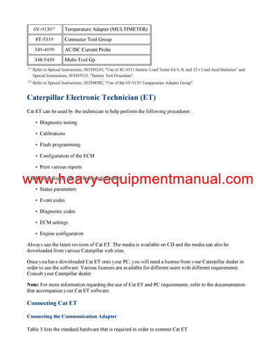 DOWNLOAD CATERPILLAR C18 GENERATOR SET SERVICE REPAIR MANUAL T35
