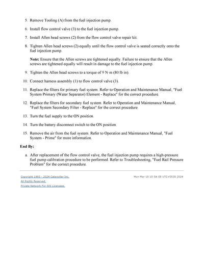 DOWNLOAD CATERPILLAR C3.4B GEN SET ENGINE SERVICE REPAIR MANUAL CF6