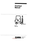 Clark C300 356 (OH-381) Forklift Overhaul Manual - PDF Download