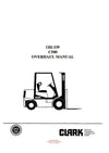 Clark C500 (OH-339) Forklift Overhaul Manual - PDF Download