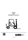 Clark C500 (OH-339) Forklift Overhaul Manual - PDF Download