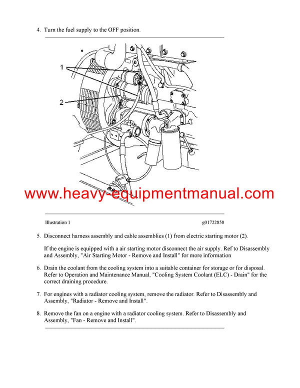 DOWNLOAD CATERPILLAR C6.6 GENERATOR SET SERVICE REPAIR MANUAL C6T