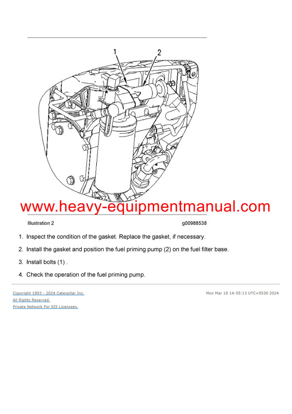 Download Caterpillar C9 TRUCK ENGINE Service Repair Manual ETK