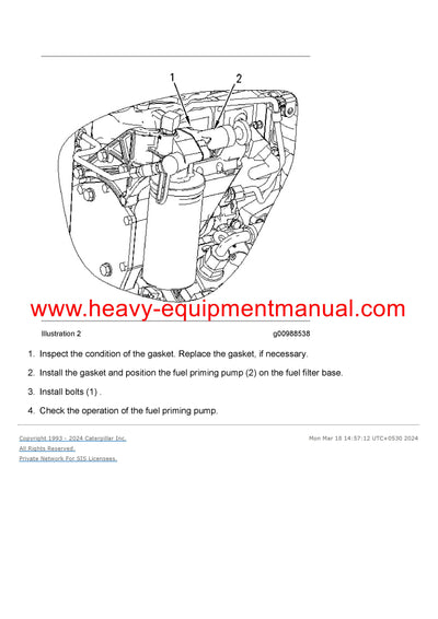 DOWNLOAD CATERPILLAR C9 TRUCK ENGINE SERVICE REPAIR MANUAL SRB