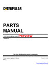 Caterpillar 12F MOTOR GRADER Full Complete Spare Parts Catalog Manual 33K