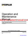 CATERPILLAR 140M 3 MOTOR GRADER OPERATION MANUAL N9M00001-UP
