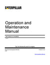 CATERPILLAR 943 TRACK LOADER OPERATION AND MAINTENANCE MANUAL 03Y