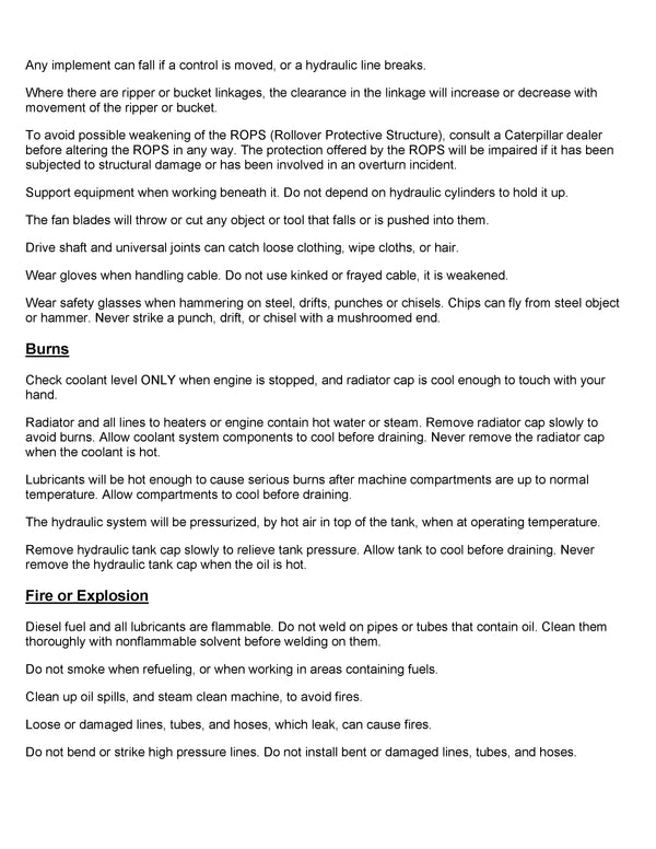 DOWNLOAD CATERPILLAR 943 TRACK LOADER OPERATION AND MAINTENANCE MANUAL 03Y