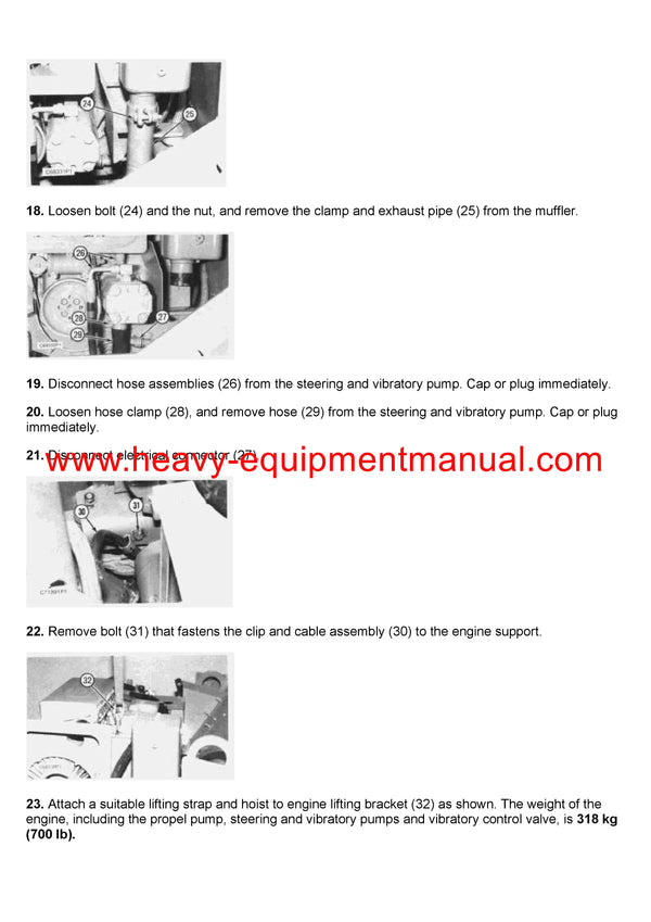 DOWNLOAD CATERPILLAR CB-224C VIBRATORY COMPACTOR SERVICE REPAIR MANUAL 3AL