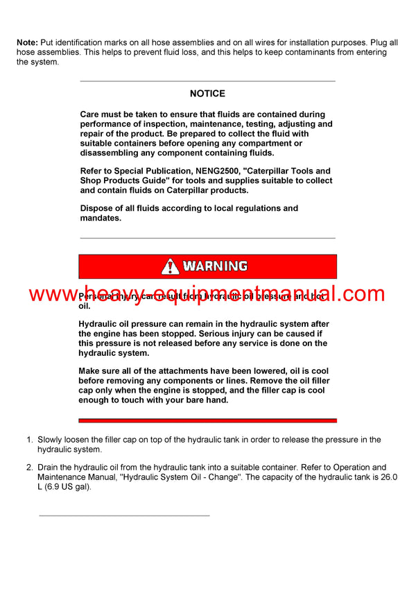 DOWNLOAD CATERPILLAR CB-224E VIBRATORY COMPACTOR SERVICE REPAIR MANUAL 224