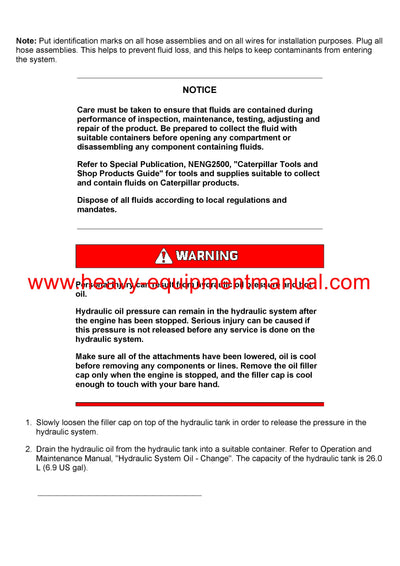 Download Caterpillar CB-224E VIBRATORY COMPACTOR Service Repair Manual 224